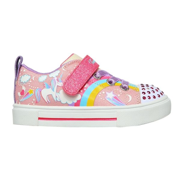 Кецове Twinkle Sparks - Unicorn Charmed Light-Up с велкро Skechers