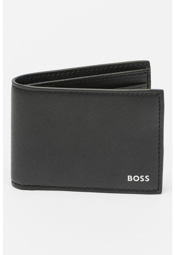 Кожен портфейл с прегъване BOSS