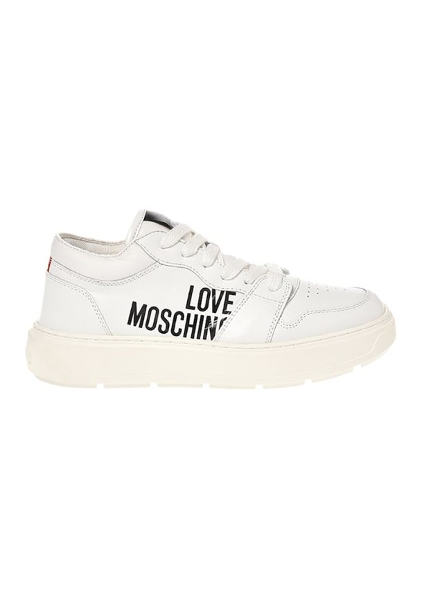 Кожени спортни обувки с лого Love Moschino