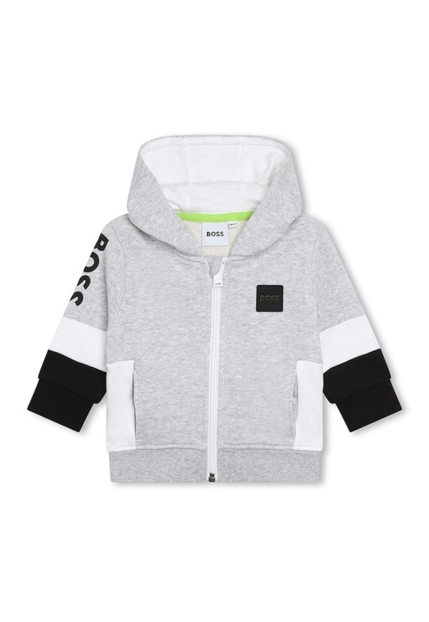 Комплект с памук с контрасти - 2 части BOSS Kidswear