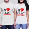 Комплект тениски Подаръци > Подаръци за двойки - CRAZY BOY & GIRL