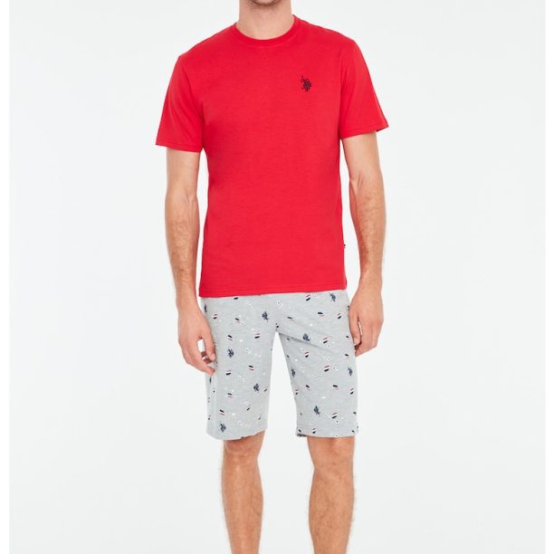 Къса пижама с лого US Polo Assn