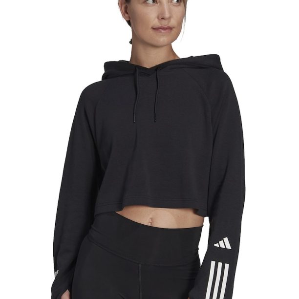 Късо тренировъчно худи Essentials с паднали ръкави adidas Performance