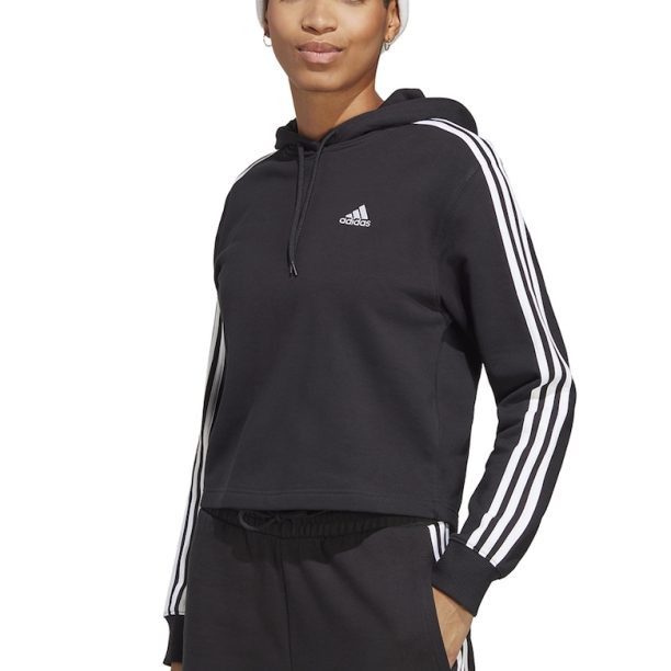 Късо худи Essentials с 3 ивици adidas Sportswear