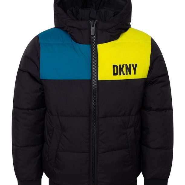 Леко подплатено зимно яке с двулицев дизайн DKNY