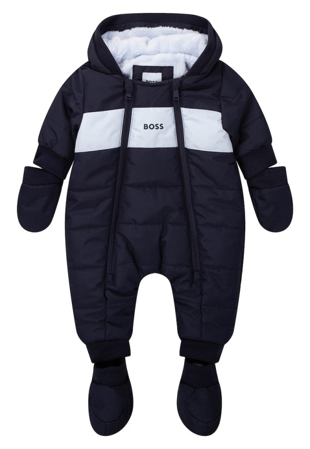 Непромокаем ватиран зимен екип с качулка BOSS Kidswear