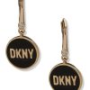 Обеци с лого DKNY