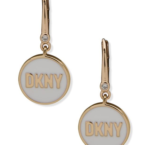 Обеци с лого DKNY