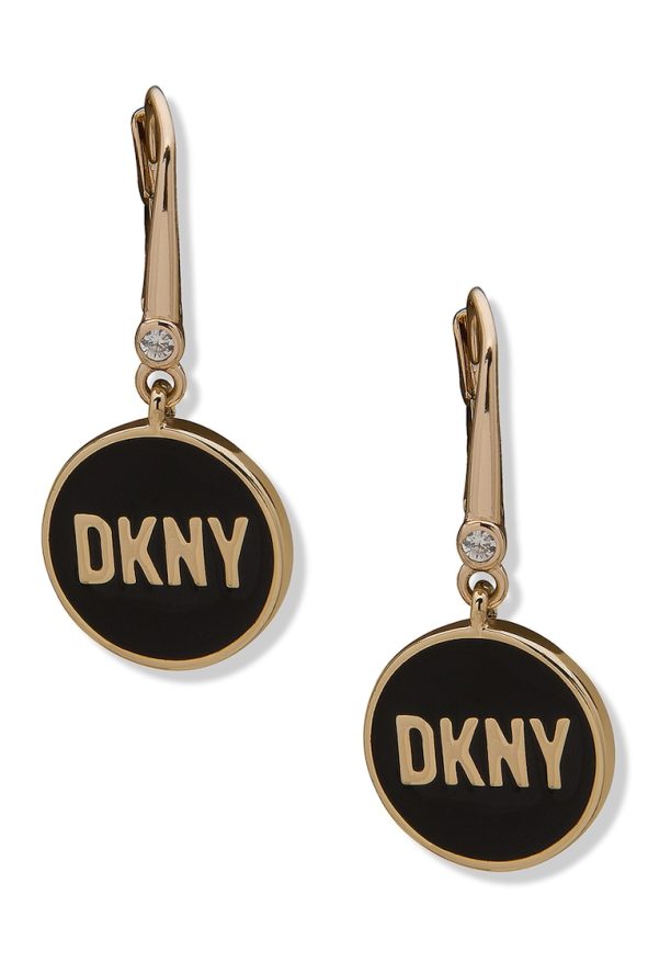 Обеци с лого DKNY