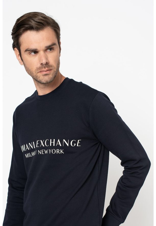 Памучен суитшърт с лого ARMANI EXCHANGE