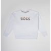 Памучен суитшърт с лого BOSS Kidswear