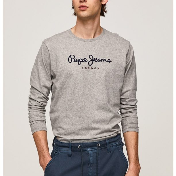 Памучна блуза с лого Pepe Jeans London