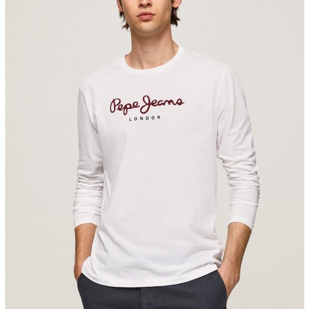 Памучна блуза с лого Pepe Jeans London