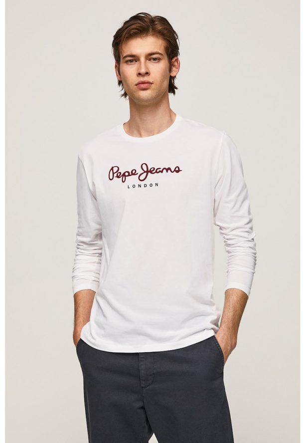 Памучна блуза с лого Pepe Jeans London