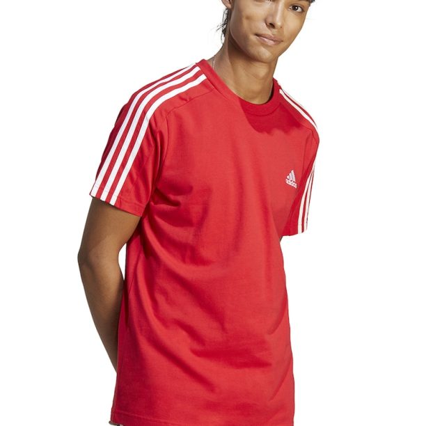 Памучна тениска Essentials с 3 ивици adidas Sportswear