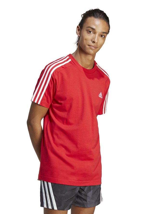 Памучна тениска Essentials с 3 ивици adidas Sportswear