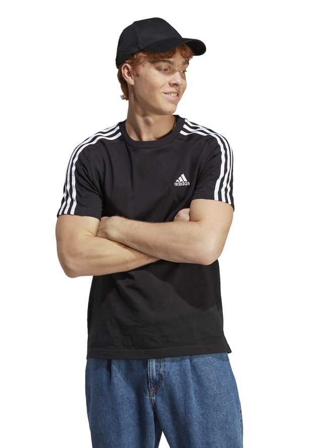 Памучна тениска Essentials с 3 ивици adidas Sportswear