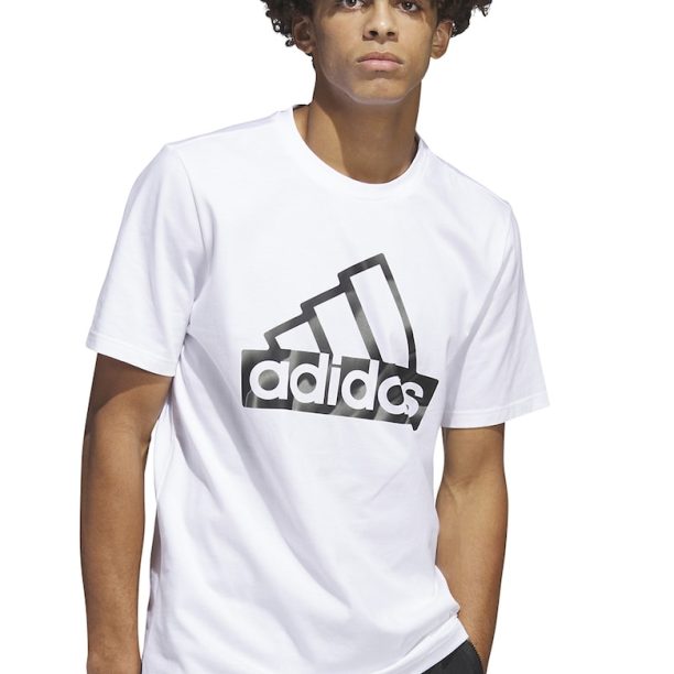 Памучна тениска Future с лого adidas Sportswear