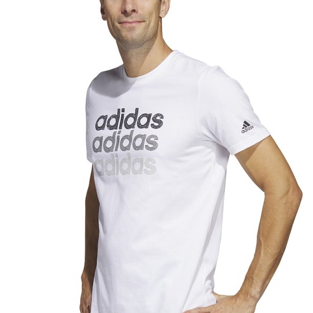 Памучна тениска Multi Linear с лого adidas Sportswear