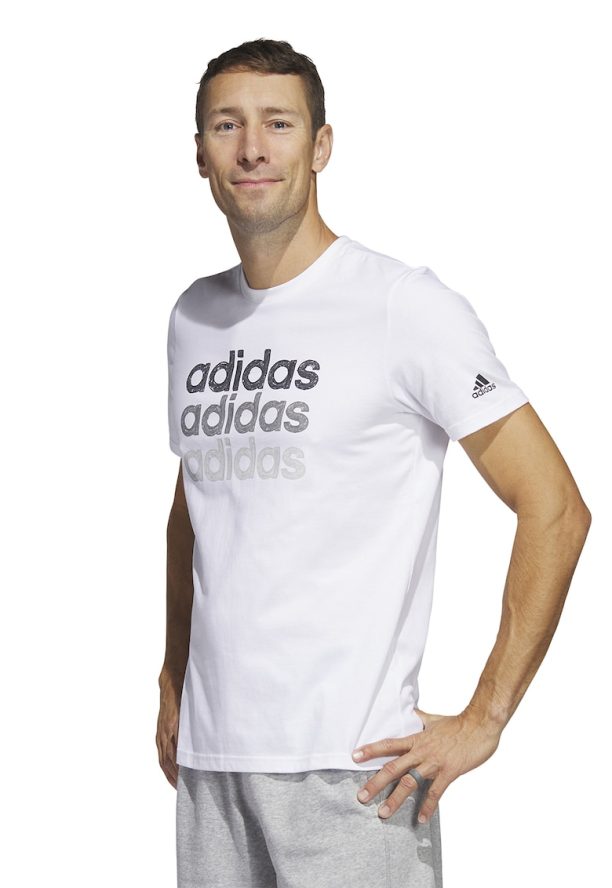 Памучна тениска Multi Linear с лого adidas Sportswear