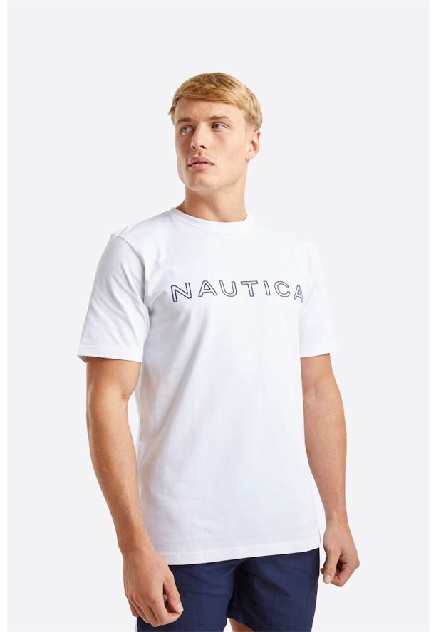 Памучна тениска Scuttle с лого Nautica