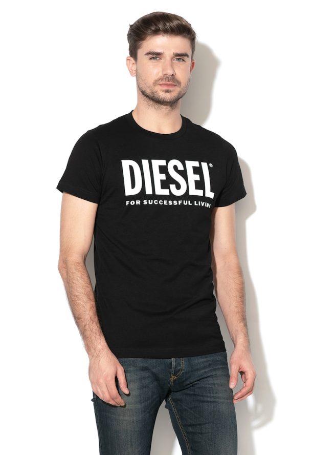 Памучна тениска T-Diego с лого Diesel