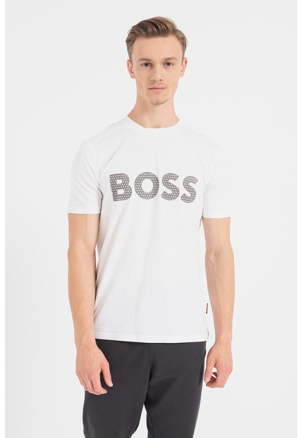 Памучна тениска Tee с лого BOSS