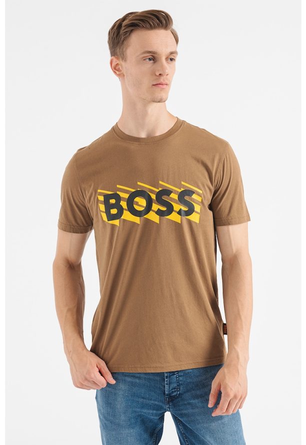 Памучна тениска Tee с лого BOSS