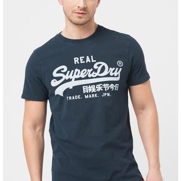 Памучна тениска Vintage с лого SUPERDRY