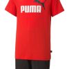 Памучна тениска и къс панталон с лого - 2 части Puma