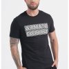 Памучна тениска с лога ARMANI EXCHANGE