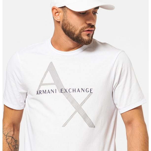 Памучна тениска с лого ARMANI EXCHANGE