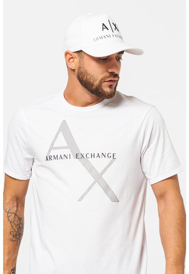 Памучна тениска с лого ARMANI EXCHANGE