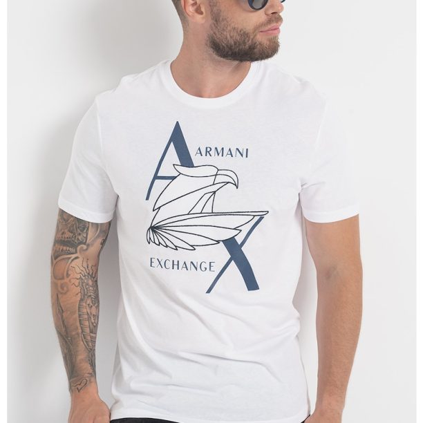 Памучна тениска с лого ARMANI EXCHANGE