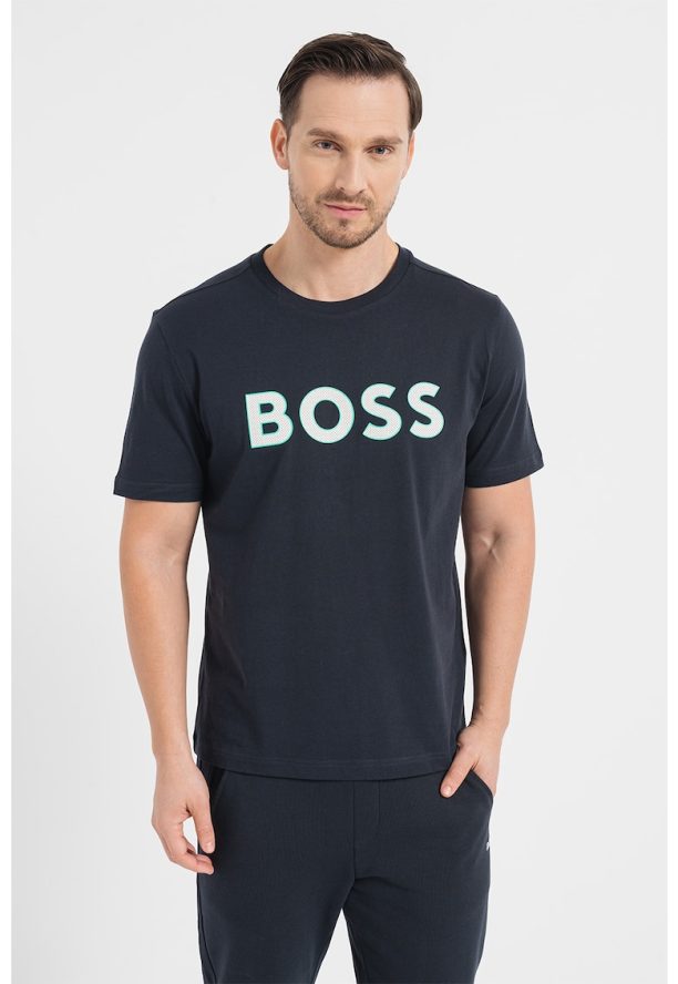 Памучна тениска с лого BOSS