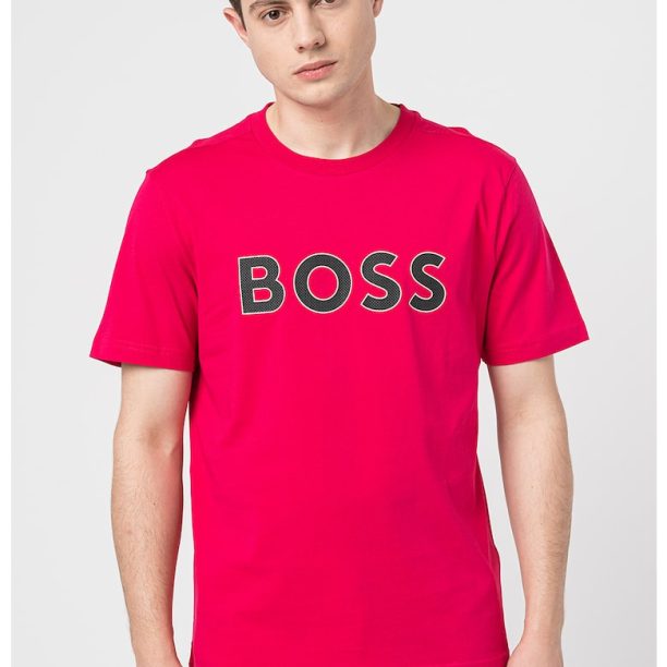 Памучна тениска с лого BOSS