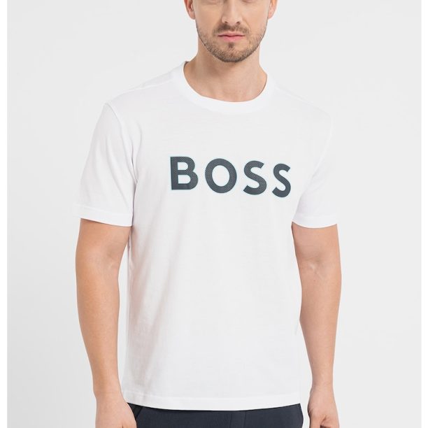 Памучна тениска с лого BOSS