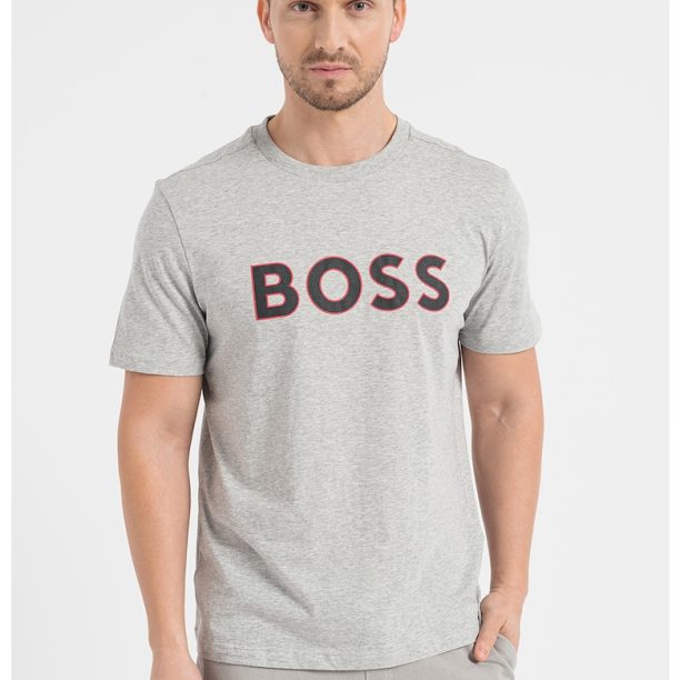 Памучна тениска с лого BOSS