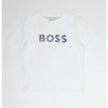 Памучна тениска с лого BOSS Kidswear