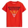 Памучна тениска с лого GUESS JEANS