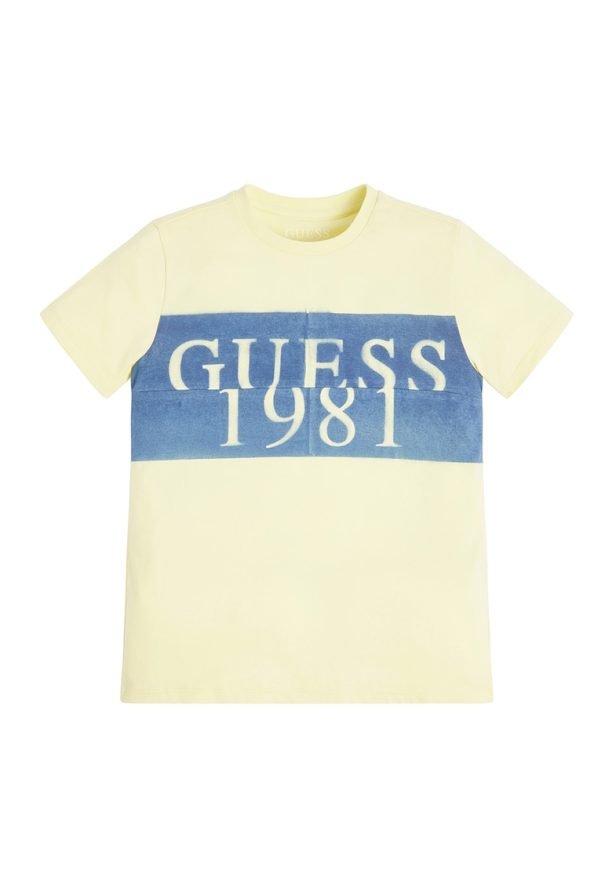 Памучна тениска с лого GUESS JEANS