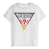 Памучна тениска с лого GUESS JEANS