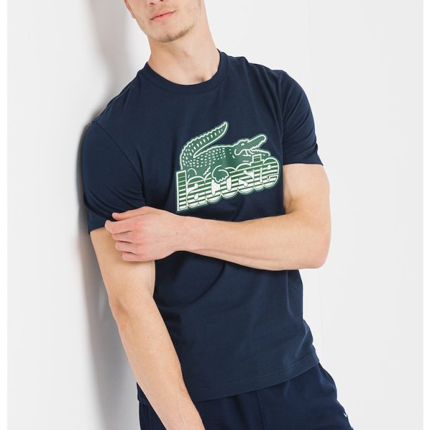 Памучна тениска с лого Lacoste