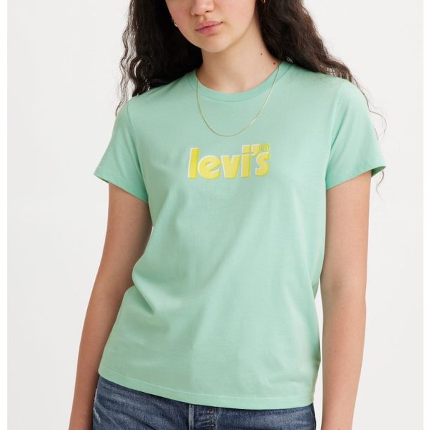 Памучна тениска с лого Levis