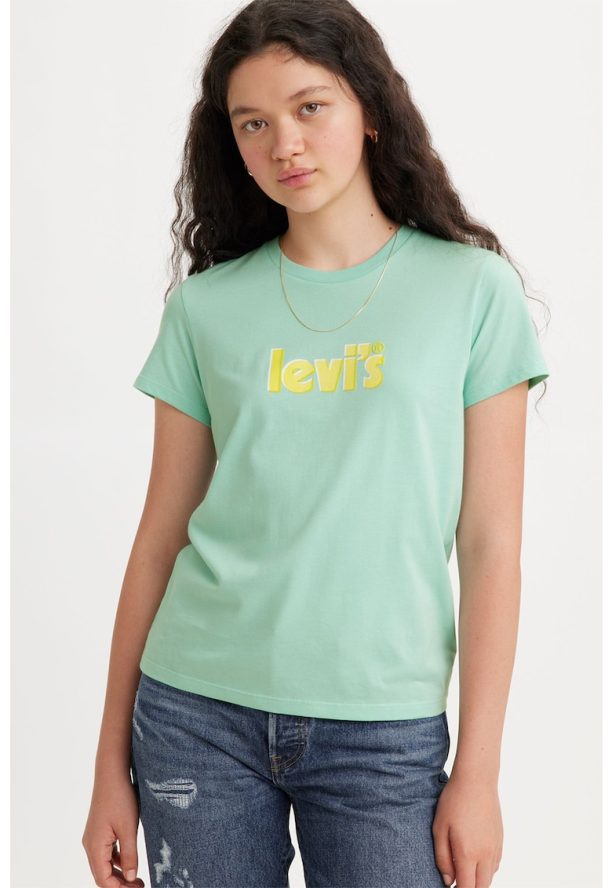 Памучна тениска с лого Levis