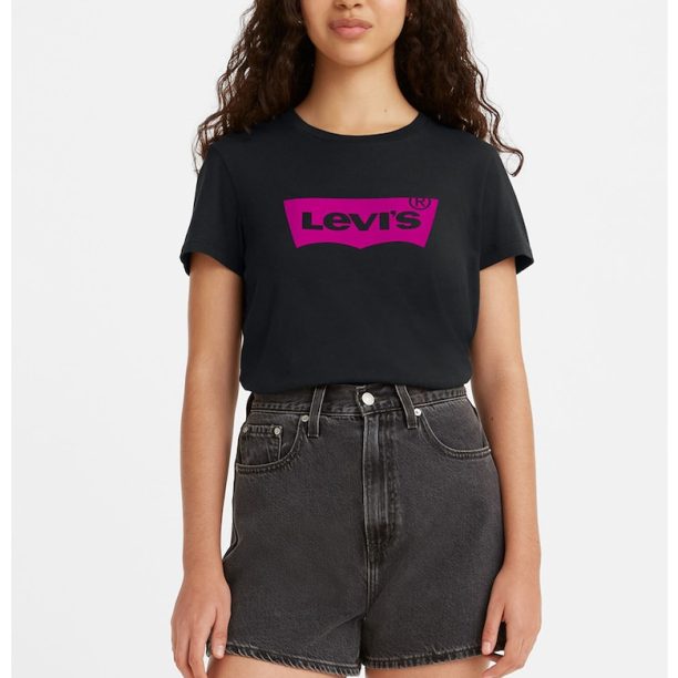 Памучна тениска с лого Levis