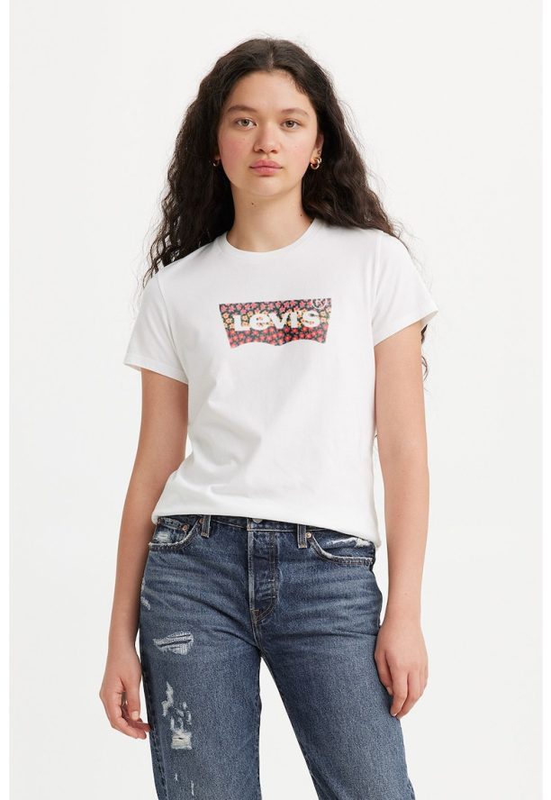 Памучна тениска с лого Levis