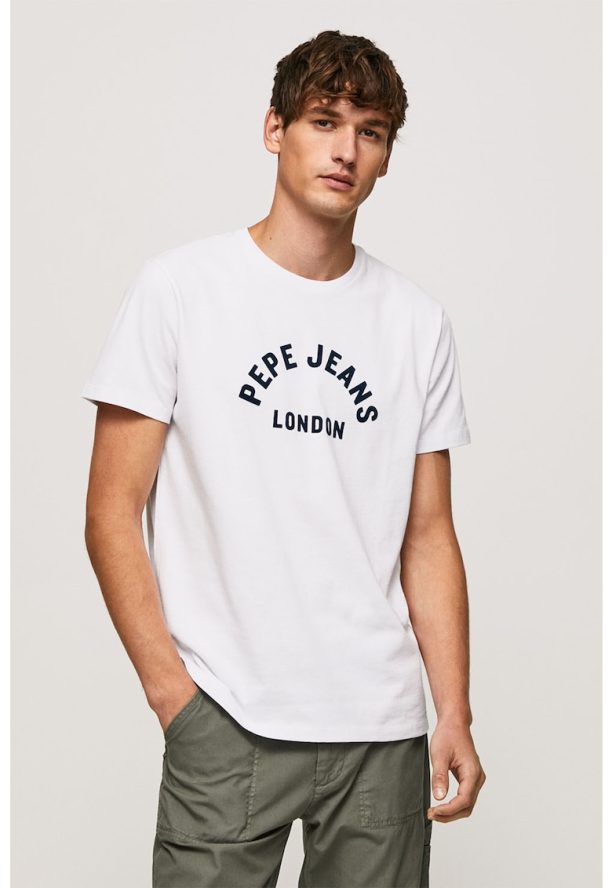 Памучна тениска с лого Pepe Jeans London