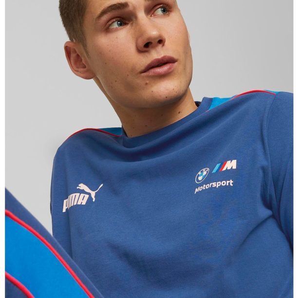 Памучна тениска с лого Puma