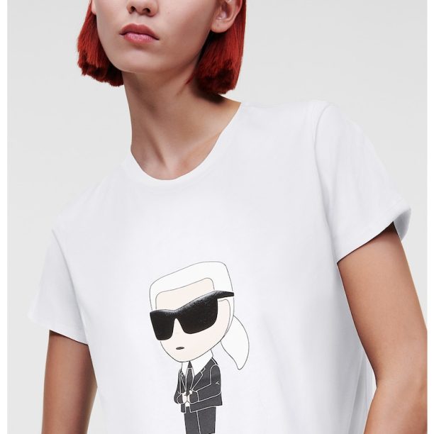 Тениска Ikonik от органичен памук Karl Lagerfeld